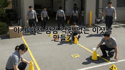 이사 안전 점검: 걱정 없는 이삿날 만들기