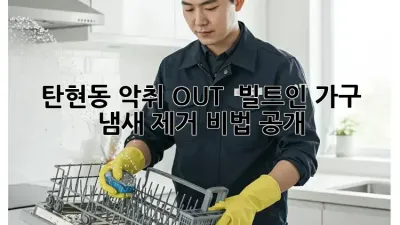 탄현동 악취 OUT! ✨ 빌트인 가구 냄새 제거 비법 공개